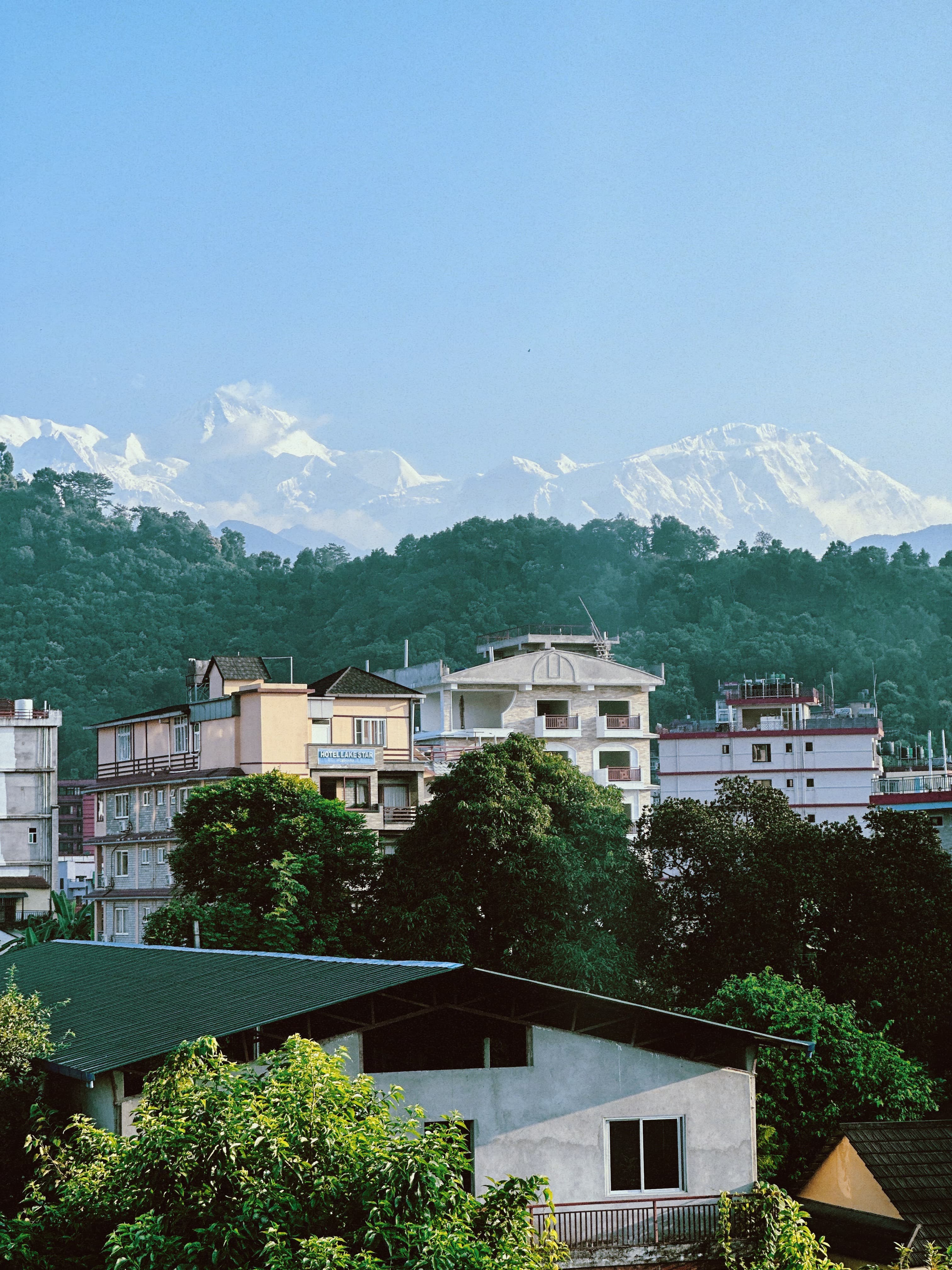 Annapurna range from Pokhara